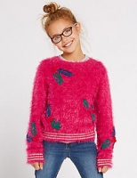 Marks and Spencer  Holly Knitted Jumper (3-16 Years)