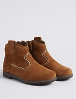 Marks and Spencer  Kids Leather Western Boots (5 Small - 12 Small)
