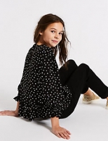 Marks and Spencer  Spot Shirred Top (3-16 Years)
