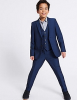 Notch Lapel 2 Button Jacket (3-16 Years)