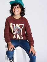 Marks and Spencer  Cotton Rich Sweatshirt (3-16 Years)