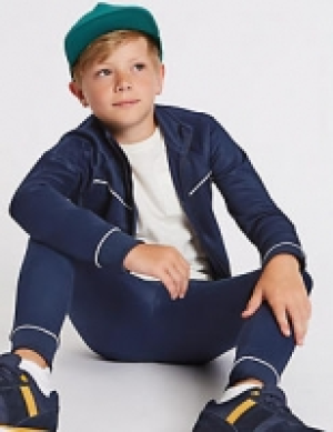 Cotton Rich Zip Through Sweatshirt (3-16 Years)