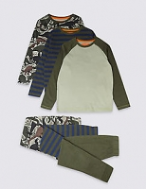 3 Pack Pyjamas (3-16 Years)
