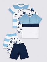 Marks and Spencer  3 Pack Short Pyjamas (3-16 Years)