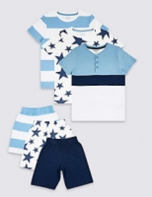 3 Pack Short Pyjamas (3-16 Years)