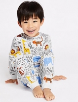Marks and Spencer  Cotton Pyjamas with Stretch (1-7 Years)