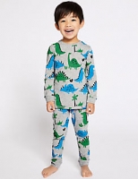 Marks and Spencer  Cotton Rich Dinosaur Pyjamas (1-7 Years)