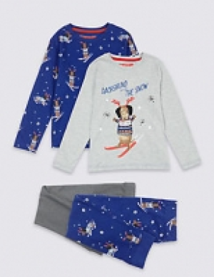 Marks and Spencer  2 Pack Pyjamas (1-7 Years)