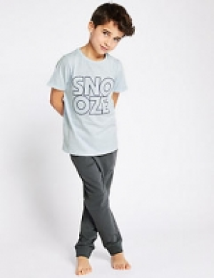 Pure Cotton Snooze Pyjamas (3-16 Years)