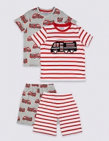 Marks and Spencer  2 Pack Short Pyjamas (1-7 Years)
