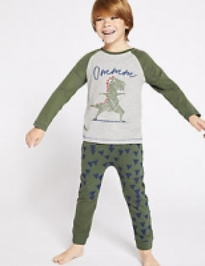 Dinosaur Print Pyjamas (1-7 Years)