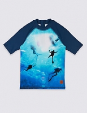 Rash Vest with Sun Safe UPF50+ (3-16 Years)