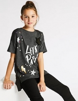 Marks and Spencer  Cotton Blend Top (3-16 Years)