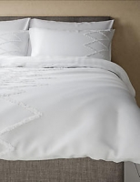 Marks and Spencer  Hand Tufted Geometric Bedding Set