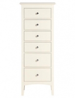 Marks and Spencer  Hastings Ivory 6-Drawer Tallboy