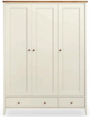 Winchester Triple Wardrobe Cream
