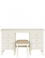 Marks and Spencer  Hastings Ivory Dressing Table & Stool Set
