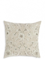 Marks and Spencer  Ornamental Floral Embroidered Cushion