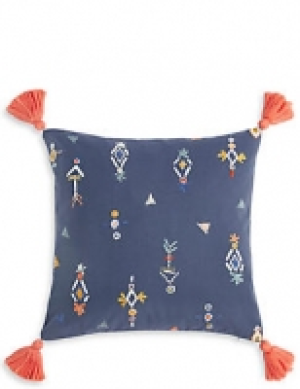 Aztec Embroidered Cushion