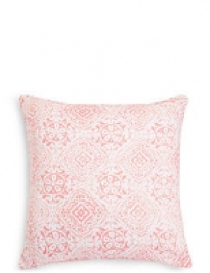 Matelassé Tile Print Cushion