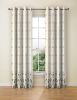 Marks and Spencer  Decorated Palm Eyelet Curtains