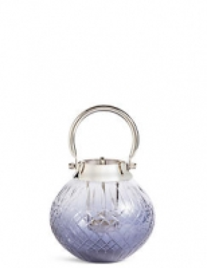 Small Cut Glass Ombre Lantern