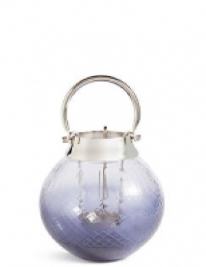 Medium Cut Glass Ombre Lantern