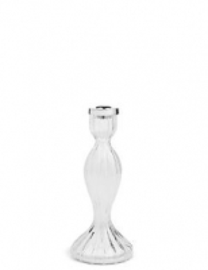 Ridged Glass Dinner Holder