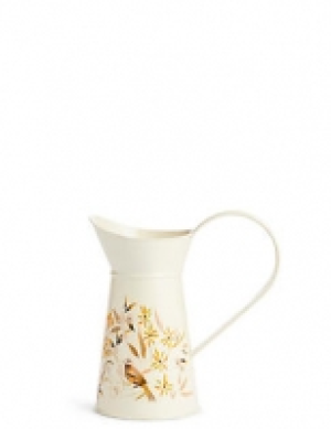 Small Metal Bird Jug