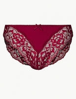 Marks and Spencer  Lace High Leg Brazilian Knickers