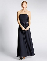 Marks and Spencer  Detachable Straps Pleated Maxi Dress