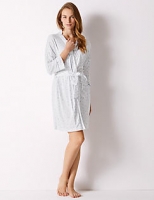 Marks and Spencer  Heart Print Wrap Dressing Gown