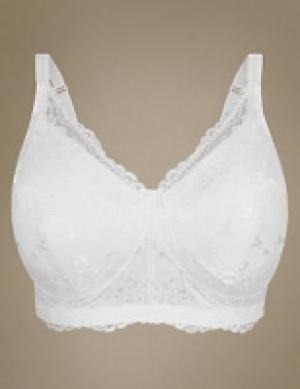 Post Surgery Lace Padded Full Cup Bra A-E