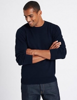 Marks and Spencer  Pure Cotton Crew Neck Jumper