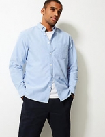 Marks and Spencer  Pure Cotton Oxford Shirt with Pocket