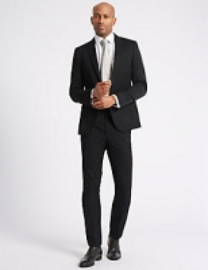 Charcoal Modern Slim Fit Jacket