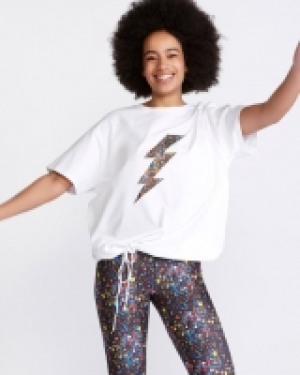 Helen Steele White Oversized T-Shirt