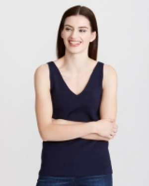 Paul Costelloe Living Studio Viscose V-Neck Vest