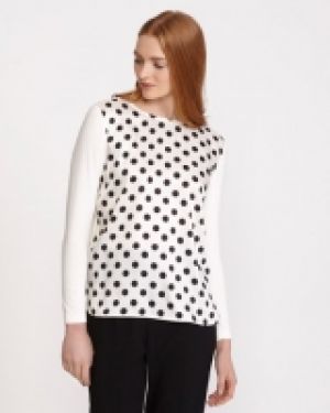 Carolyn Donnelly The Edit Spot Print Top
