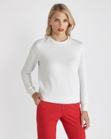 Dunnes Stores  Savida Lurex Textured Sweatshirt