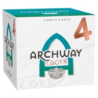 Centra  FRANCISCAN WELL ARCHWAY LAGER CAN PACK 4 X 330ML