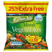 Centra  Green Isle Mixed Vegetable 25% Extra Free 563g