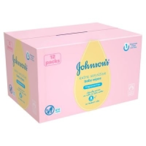 Johnsons Baby Wipes 56sht