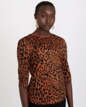 Savida Leopard Print Button Top 17.00 €