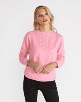 Dunnes Stores  Savida Bubble Heart Sweatshirt