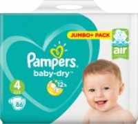 EuroSpar Pampers Baby Dry Jumbo+ Maxi