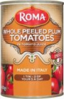 EuroSpar Roma Whole Peeled Plum Tomatoes in Tomato Juice