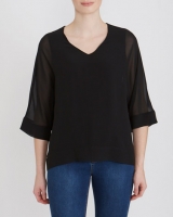 Dunnes Stores  Woven Layer Top