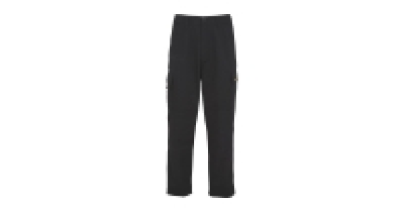 Aldi  Mens Black 31 Inch Workwear Trousers