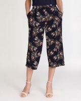 Dunnes Stores  Wide Leg Printed Cropped Trousers